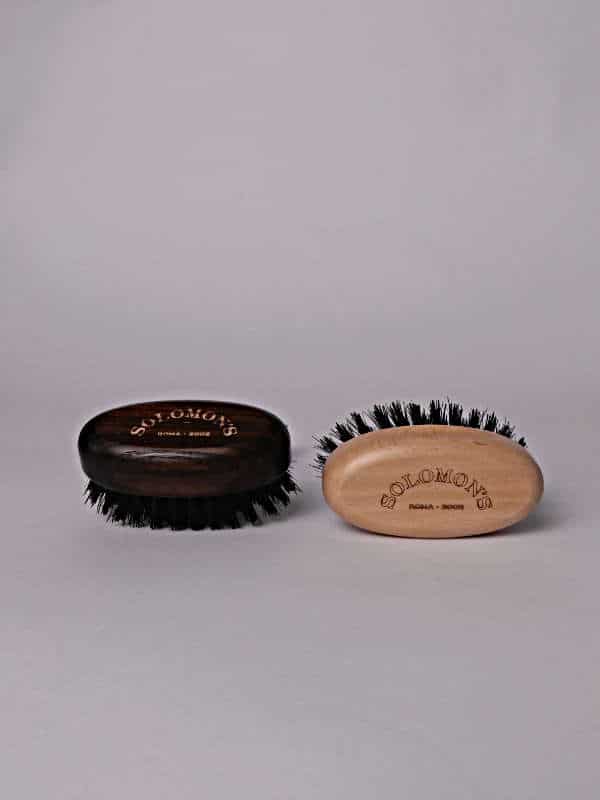 Solomon's Beard Brush tascabile in legno - Bianco